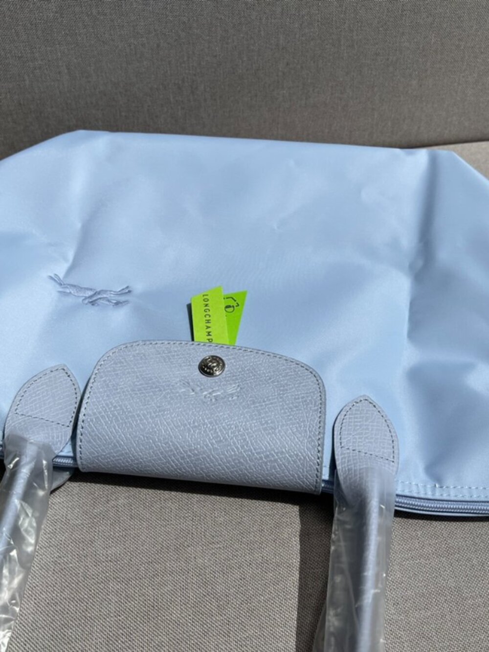 Longchamp Le Pliage Energy Tote Bag Light Blue - Picture 4 of 9